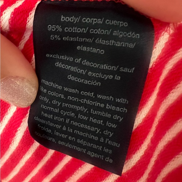 TOMMY HILFIGER Military red navy sailor open jacket cardigan long sleeve - Picture 6 of 7